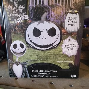 Jack Skeleton Blow up pumpkin.